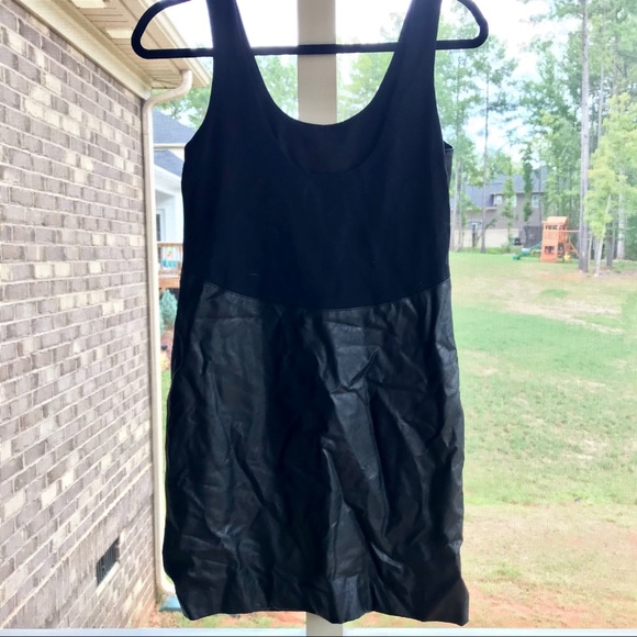 Faux Leather Mini Dress - Picture 2 of 2
